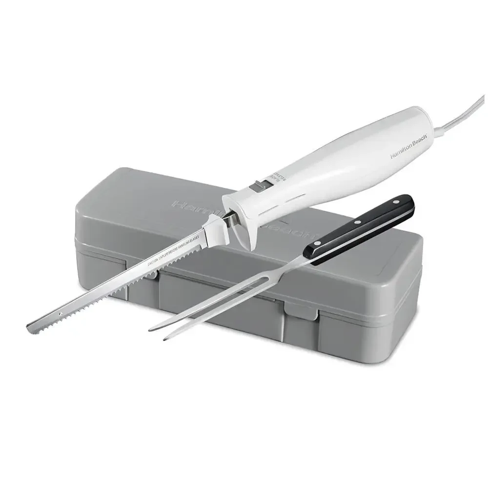 Hamilton Beach Electric Knife Set Carving Meats, Poultry, Bread, Crafts More New